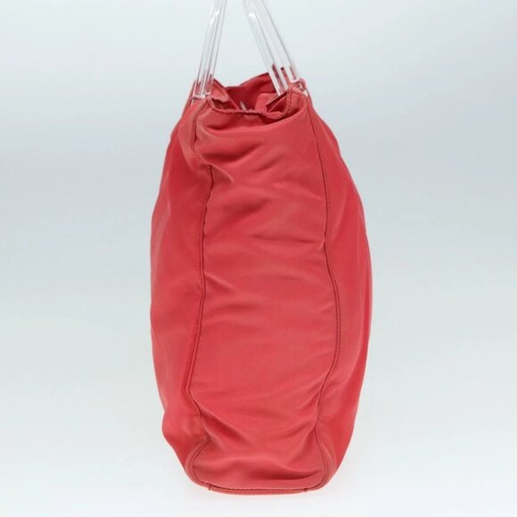 PRADA Hand Bag Nylon Pink Silver Auth ep5695 - Picture 3 of 15